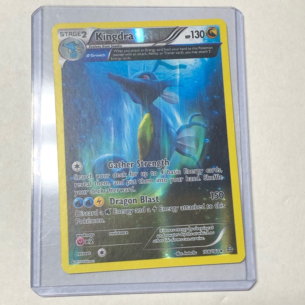 Kingdra Pokémon card